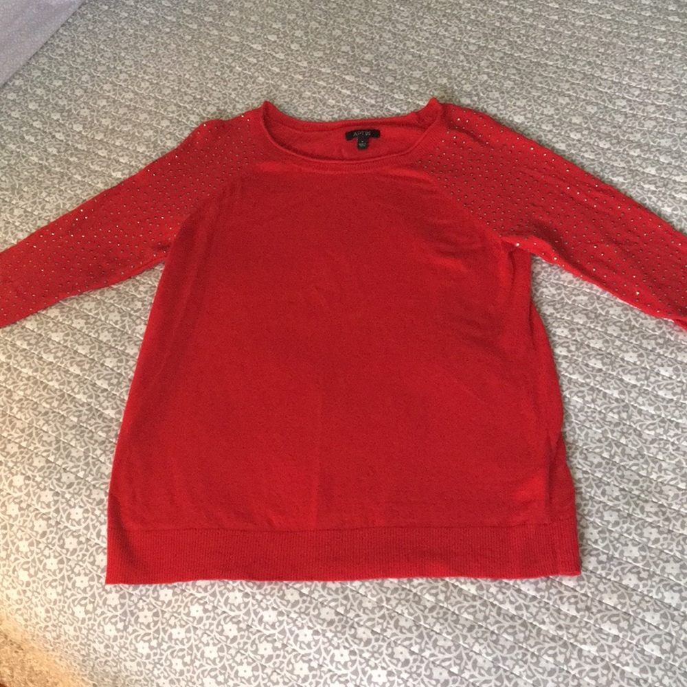 Sequin red sweater